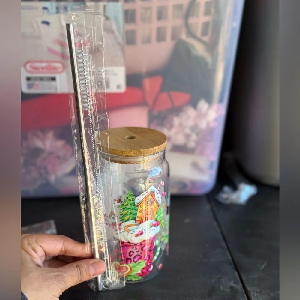 Believe Xmas glass‎ cup